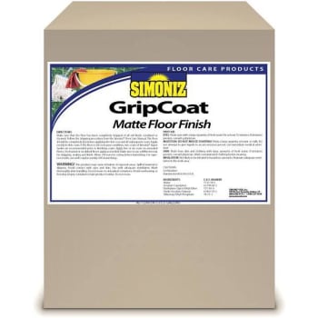 Simoniz 5 Gal. Grip Coat Bag In Box Matte Floor Finish