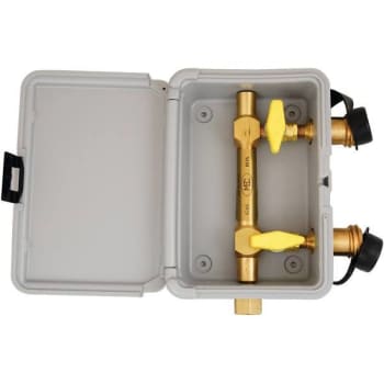 Image for Mec Gas Outlet Box Dual In Gray from HD Supply