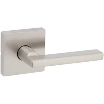 Image for Kwikset Halifax Square Hall/closet Door Lever (Satin Nickel) from HD Supply
