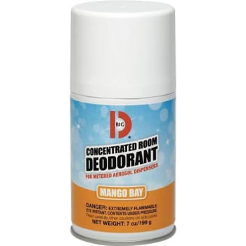 Big D Concentrated Room Deodorant For Metered Aerosol Dispensers, 7 Oz, Mango Bay