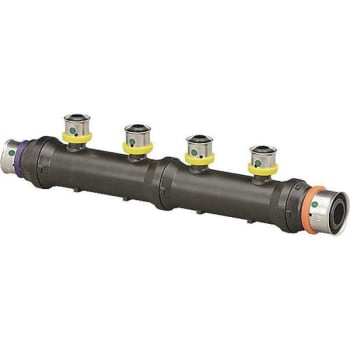 Image for Viega 3/4 In. X 3/4 In. X 1/2 In. Polymer Press Manifold 4-Outlets from HD Supply