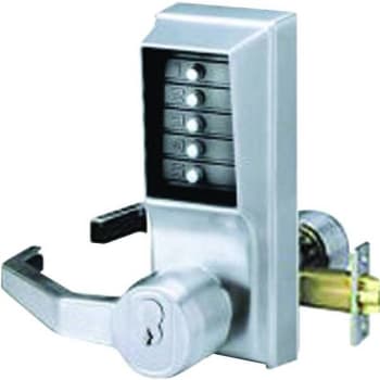 Image for Kaba Ilco Kaba Access L1000 Push-Button Right Hand Lever (Dull Chrome) from HD Supply