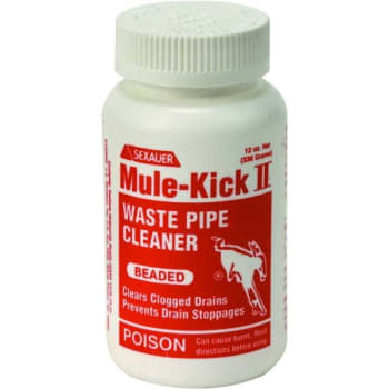 Mule Kick Ii 12 Oz. Caustic Waste Pipe Cleaner