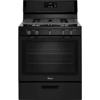 Image for Whirlpool 5.0 Cu. Ft.  Black Gas Range W/ Self-Cleaning Oven from HD Supply