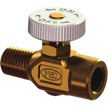 Image for Mec 1/4 In. Mnpt X 1/4  In. FNPT Needle Valve Bi-Directional Flow Brass from HD Supply