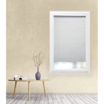 Image for Hampton Bay 63 in. W x 60 in. L Cordless 1 in. Aluminum Blind from HD Supply