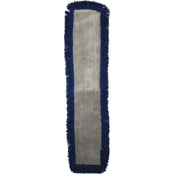 Image for Impact Products 48 In. Microfiber Blue Fringe Dust Mop Pad from HD Supply