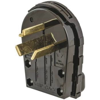Image for Hubbell Wiring 30A 125/250V 3-Pole 3-Wire Hubbell Non-Grounding Angle Plug from HD Supply
