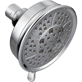 Image for Moen 4.4 In. Eco-Performance 4-Spray Patterns Single Wall Mount Fixed Shower Head In Chrome from HD Supply