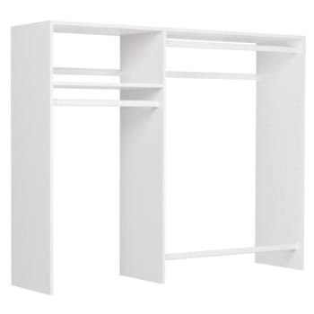 Image for Easy Track 3'-5' W Basic Hanging Closet Kit White from HD Supply