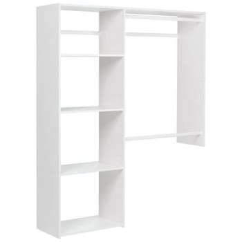 Image for Easy Track 3'-5' W Deluxe Shelving Closet Kit White from HD Supply