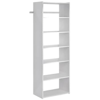 Easy Track Essential Shelf Tower Kit White