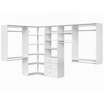 Easy Track Ultimate Corner Kit White