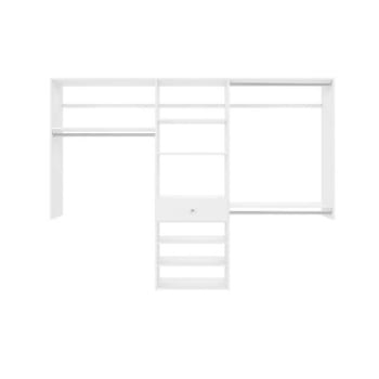 Easy Track 8-Foot Perfect Fit Reach-In Closet White