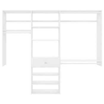 Easy Track 7-Foot Perfect Fit Reach-In Closet White