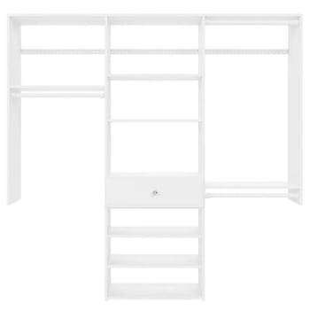 Easy Track 6-Foot Perfect Fit Reach-In Closet White