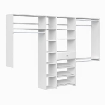 Image for Easy Track Shoe Storage Closet Kit White from HD Supply