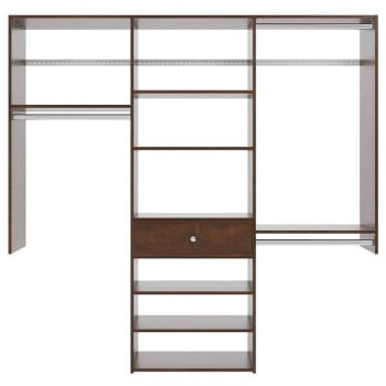 Easy Track 6-Foot Perfect Fit Reach-In Closet Truffle