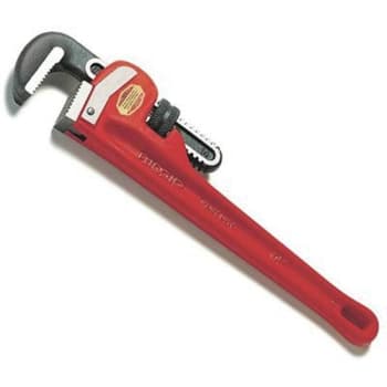 Image for Ridgid 24 In. Pipe Wrench W/ Self-Cleaning Threads And Hook Jaws (For Plumbing) from HD Supply