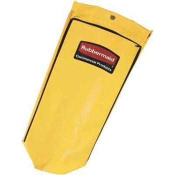Image for Rubbermaid Commercial 34 Gal. Janitor Cart Vinyl Replacement Bag (Yellow) from HD Supply