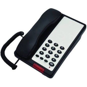 Image for Lodging Star 1-Line Corded Phone (Black) from HD Supply