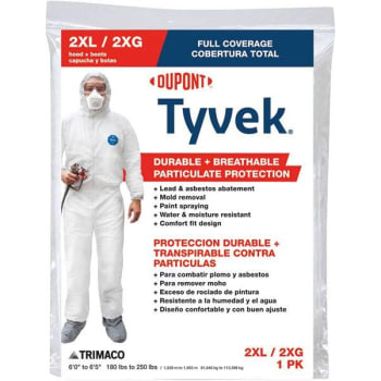 Image for Trimaco Dupont Tyvek 2XL Painters Coverall With Hood And Boots from HD Supply