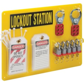 Brady 5-Lock Lockout/Tagout Station