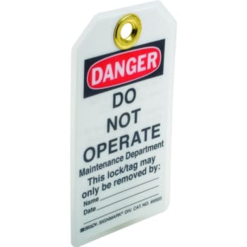 Image for Brady® Heavy-Duty Lockout Tag, Package Of 25 from HD Supply