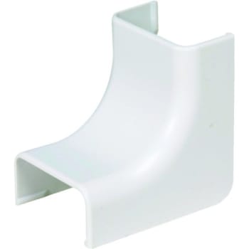 Image for Wiremold Plastic 90° Inside Raceway Elbow (White) from HD Supply