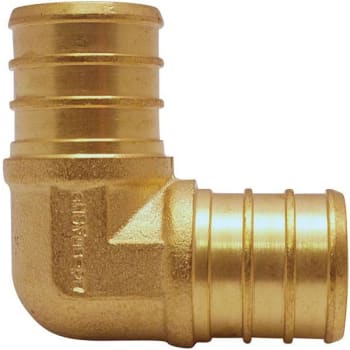 Image for Apollo 3/4 In. Brass PEX-B Barb 90 Deg. Elbow PRO Pack (25-Pack) from HD Supply