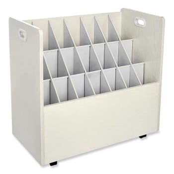 Image for Safco Mobile Roll File, 21 Compartments, 30.25"w X 15.75"d X 29.25"h, Tan from HD Supply