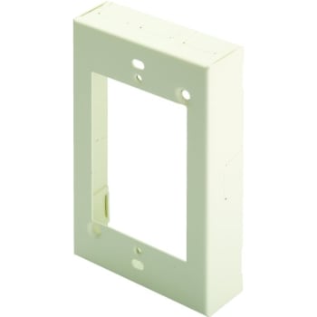 Image for Wiremold Steel Shallow Switch and Receptacle Box (Ivory) from HD Supply