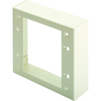 Wiremold 2-Gang Steel Switch and Receptacle Box (Ivory)