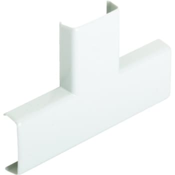 Image for Wiremold PVC Non-Metallic 90° T-Fitting Raceway Elbow (White) from HD Supply