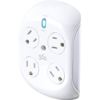 Image for 360 Electrical 4-Outlet Rotating Surge Protector from HD Supply