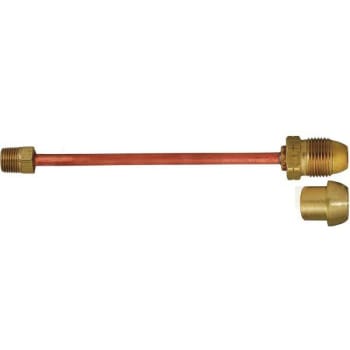 Image for Mec Pol X 1/2 In. Mnpt Economy Nipple 3/8 In. Tube Size 20 In. Long 7/8 In. Hex Copper Hogtail from HD Supply