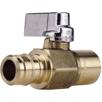 Image for Apollo 1/2 " Brass Pex-A Barb X 1/2 " Solder Ball Valve from HD Supply