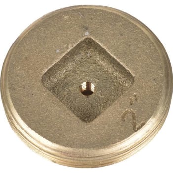 Image for Oatey 2 In. Brass Cleanout Plug Countersunk from HD Supply