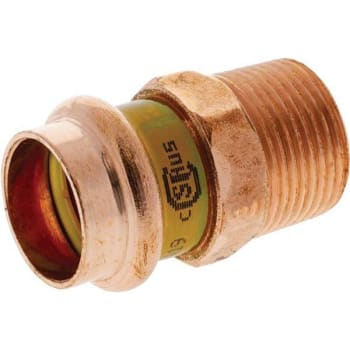 Nibco 1/2 " Wrot Copper Press X Mpt Adapter Fitting