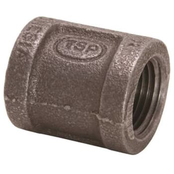 Proplus 3/8 in. x 1/4 in. Black Malleable Reducing Coupling