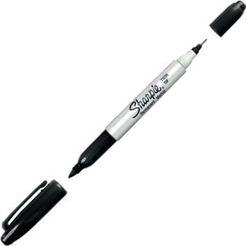Image for Sharpie® Twin-Tip Permanent Marker, Black from HD Supply