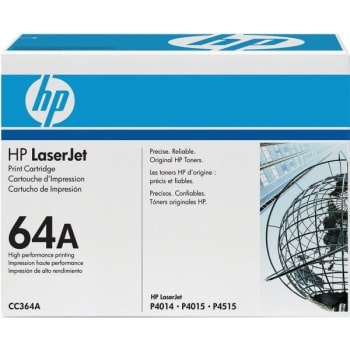 Image for HP 64A Toner Cartridge, Model CC364A, Black from HD Supply