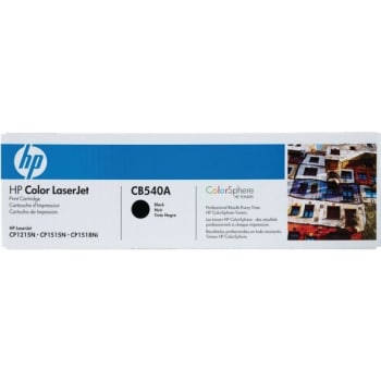 Image for HP 125A Toner Cartridge, Model CB540A, Black from HD Supply