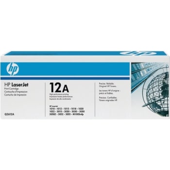 Image for HP 12A Toner Cartridge, Model Q2612A, Black from HD Supply