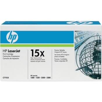 Image for HP 15X Toner Cartridge, Model C7115X, Black from HD Supply