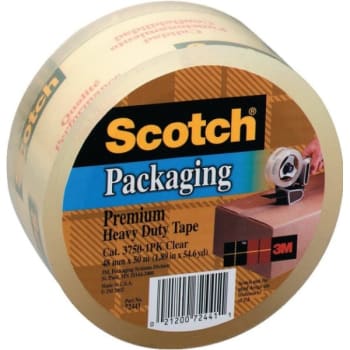 Image for Scotch Premium Heavy Duty Packaging Tape, 2" X 55 Yard, Clear from HD Supply