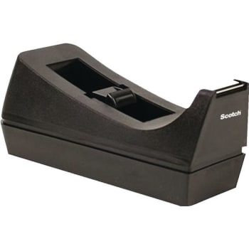 Image for Scotch® Desk Tape Dispenser, 1" Core, Black from HD Supply