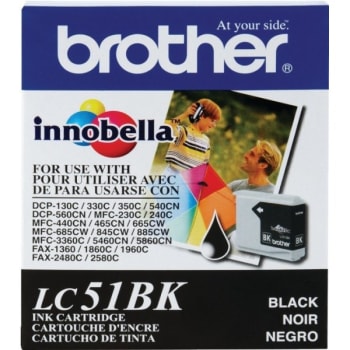 Image for Brother® LC51BK Ink Cartridge, Black from HD Supply