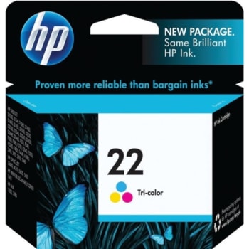 Image for HP 22 Ink Cartridge, Model C9352AN, Tri-Color from HD Supply