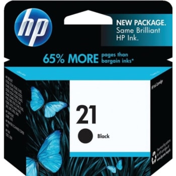 Image for HP 21 Ink Cartridge, Model C9351AN, Black from HD Supply